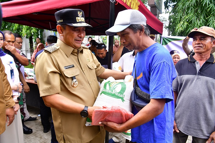 Launching Bantuan Pangan Kabupaten Maros Setiap Bulan Salurkan